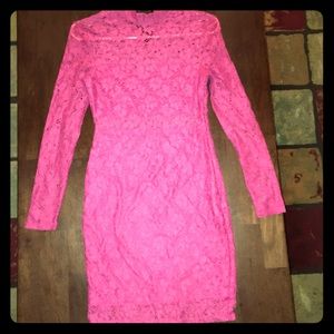 Pink Lace Dress